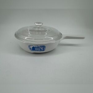 Vintage Amana Radarware Browning Skillet 7in Cabin Blue